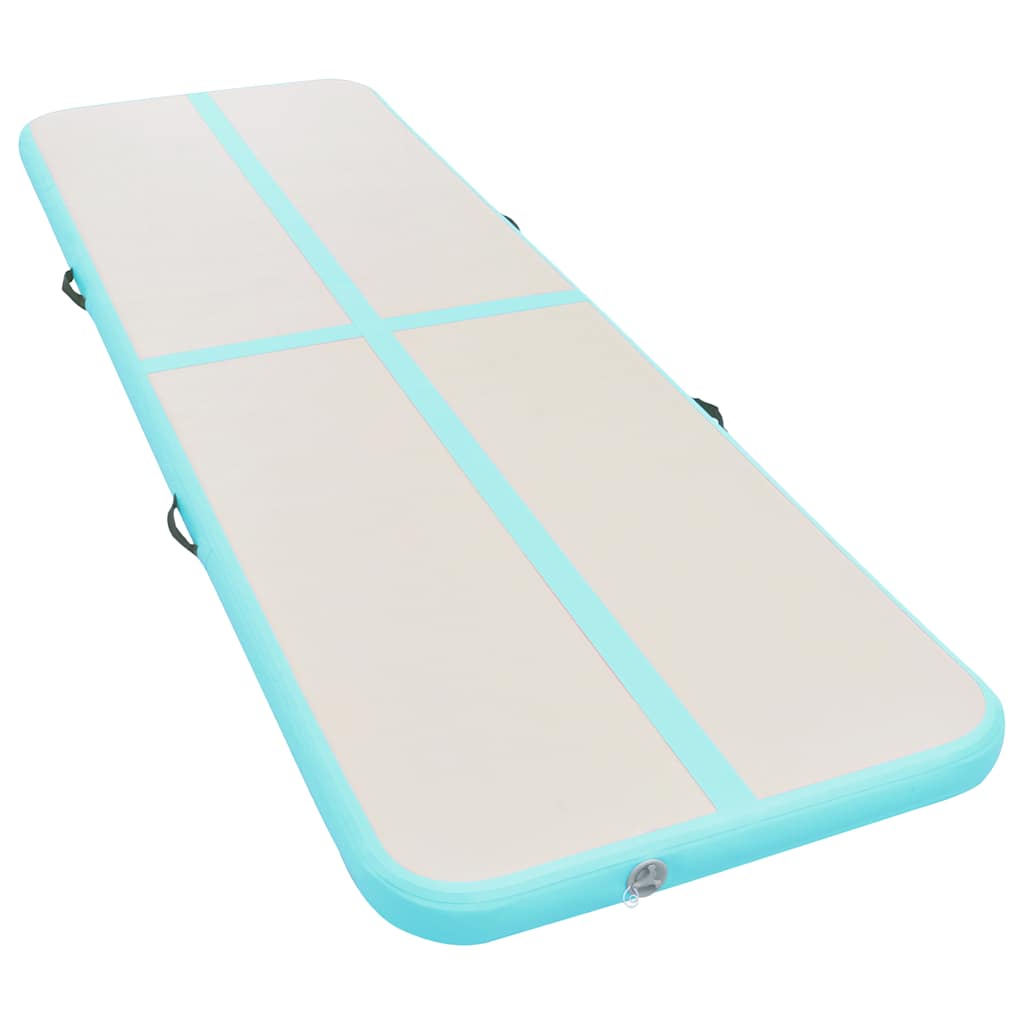 Täispumbatav Võimlemismatt Pumbaga (300 x 100 x 10 Cm, PVC, Roheline) – toote pilt 1
