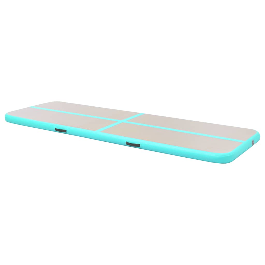 Täispumbatav Võimlemismatt Pumbaga (300 x 100 x 10 Cm, PVC, Roheline) – toote pilt 3