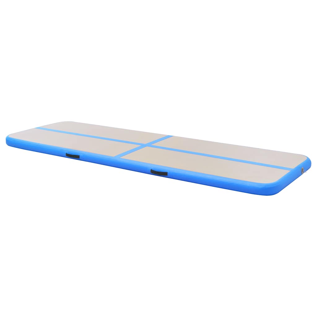 Täispumbatav Võimlemismatt Pumbaga (300 X 100 X 10 Cm, PVC, Sinine) – toote pilt 3