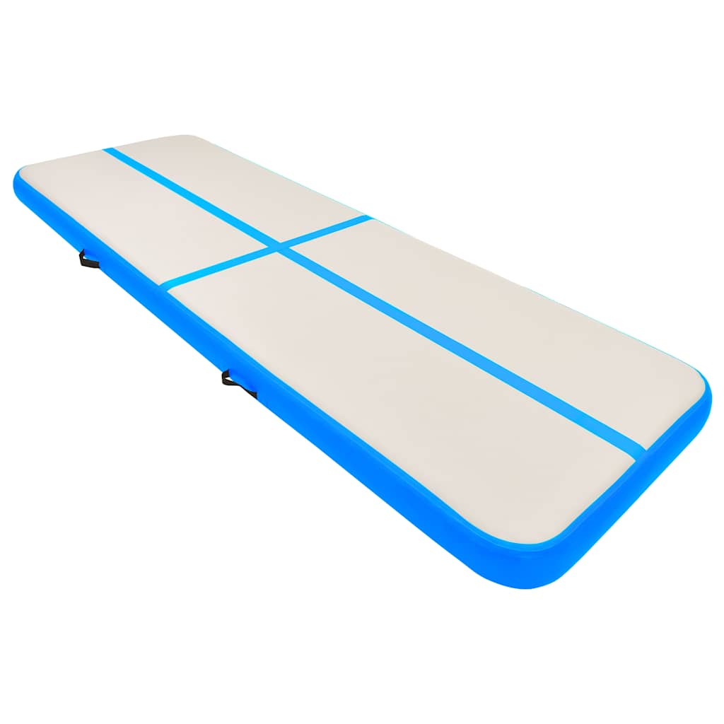 Täispumbatav Võimlemismatt Pumbaga (500x100x15 Cm, PVC, Sinine) – toote pilt 1