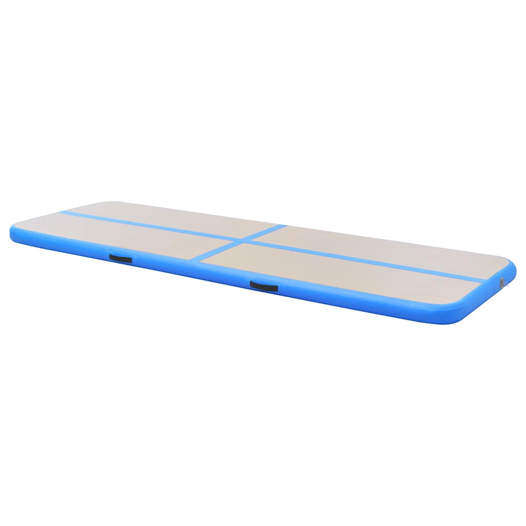 Täispumbatav Võimlemismatt Pumbaga (800 x 100 x 10 Cm, PVC, Sinine) – toote pilt 3
