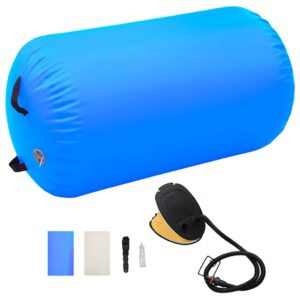 täispuhutav võimlemisrull pumbaga – Täispumbatav Võimlemisrull Pumbaga (100x60 Cm, PVC, Sinine)