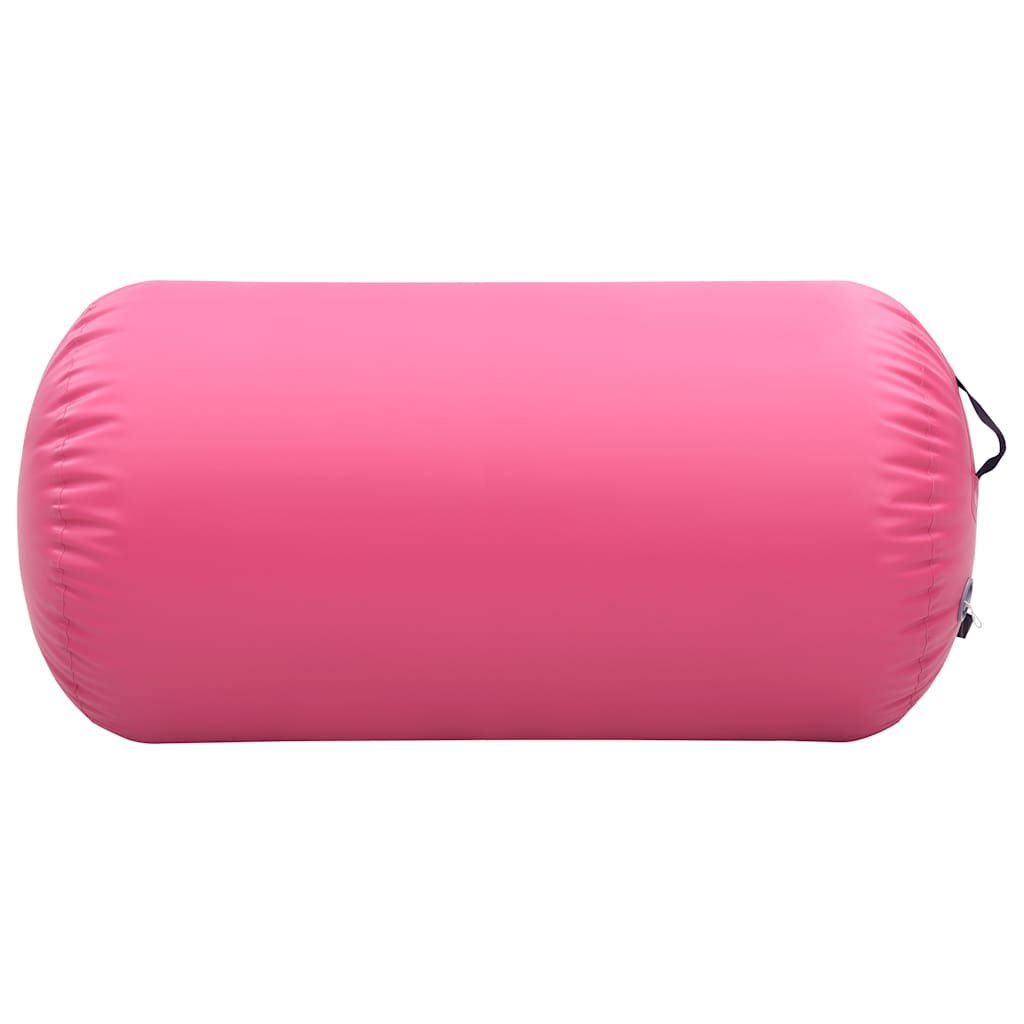 Täispumbatav Võimlemisrull Pumbaga (120 x 75 cm, Roosa) – toote pilt 2