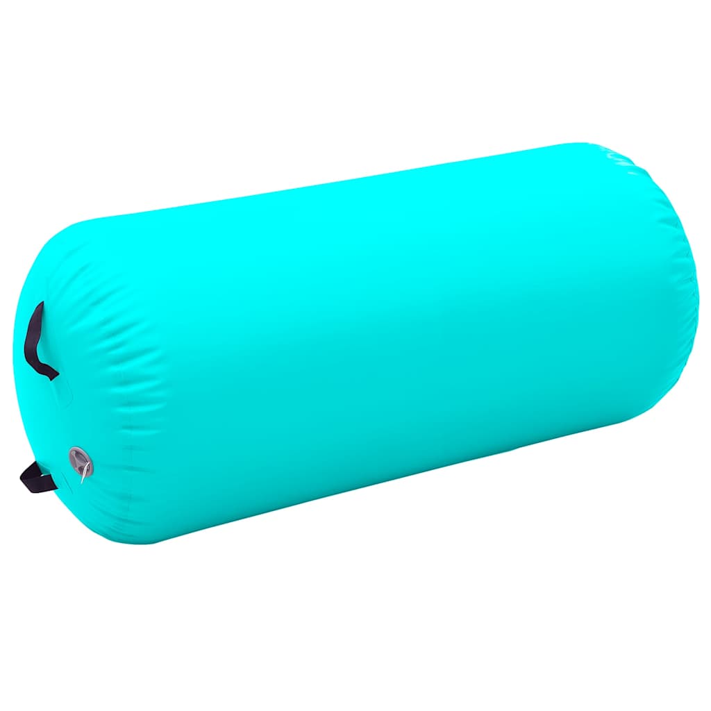 Täispumbatav Võimlemisrull Pumbaga (120 x 90 cm, Roheline, PVC) – toote pilt 1