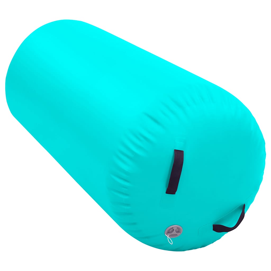 Täispumbatav Võimlemisrull Pumbaga (120 x 90 cm, Roheline, PVC) – toote pilt 3
