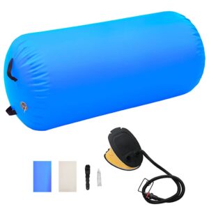 täispuhutav võimlemisrull 120 cm – Täispumbatav Võimlemisrull Pumbaga 120x75 Cm PVC Sinine