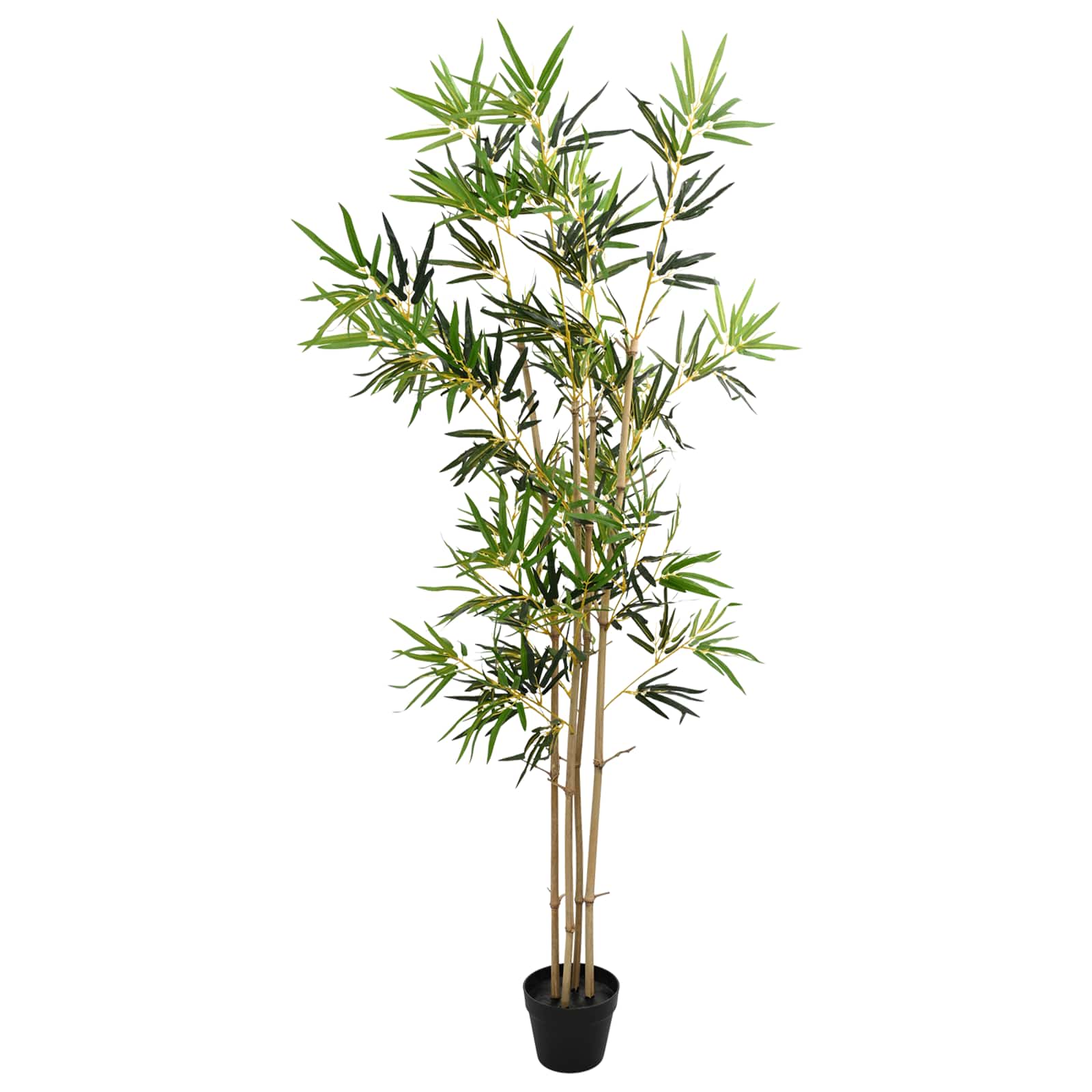 tehisbambuse puu siseruumidesse – Tehisbambuse Puu Roheline 75,5 x 18 x 175 Cm Kangas Ja Bambus