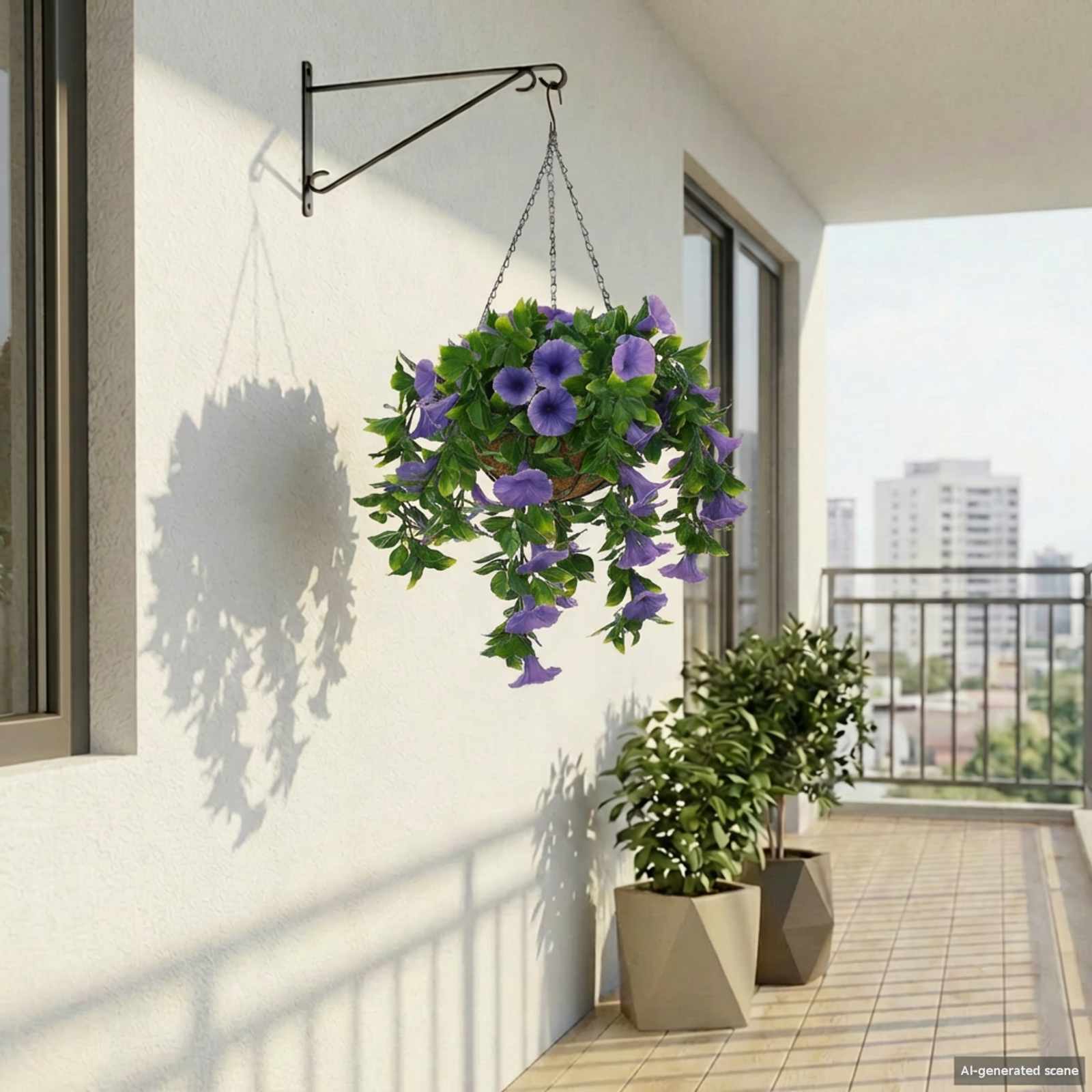 Tehislilled Lilla 66 x 75 x 70 cm PE Ja Teras – toote pilt 2
