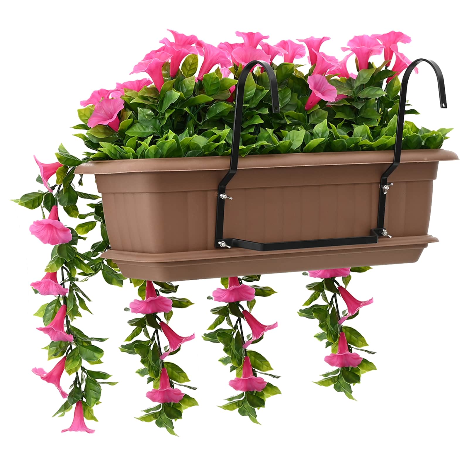 Tehislilled Lilla Punane 55 x 20 x 55 cm UV-Kindel – toote pilt 4
