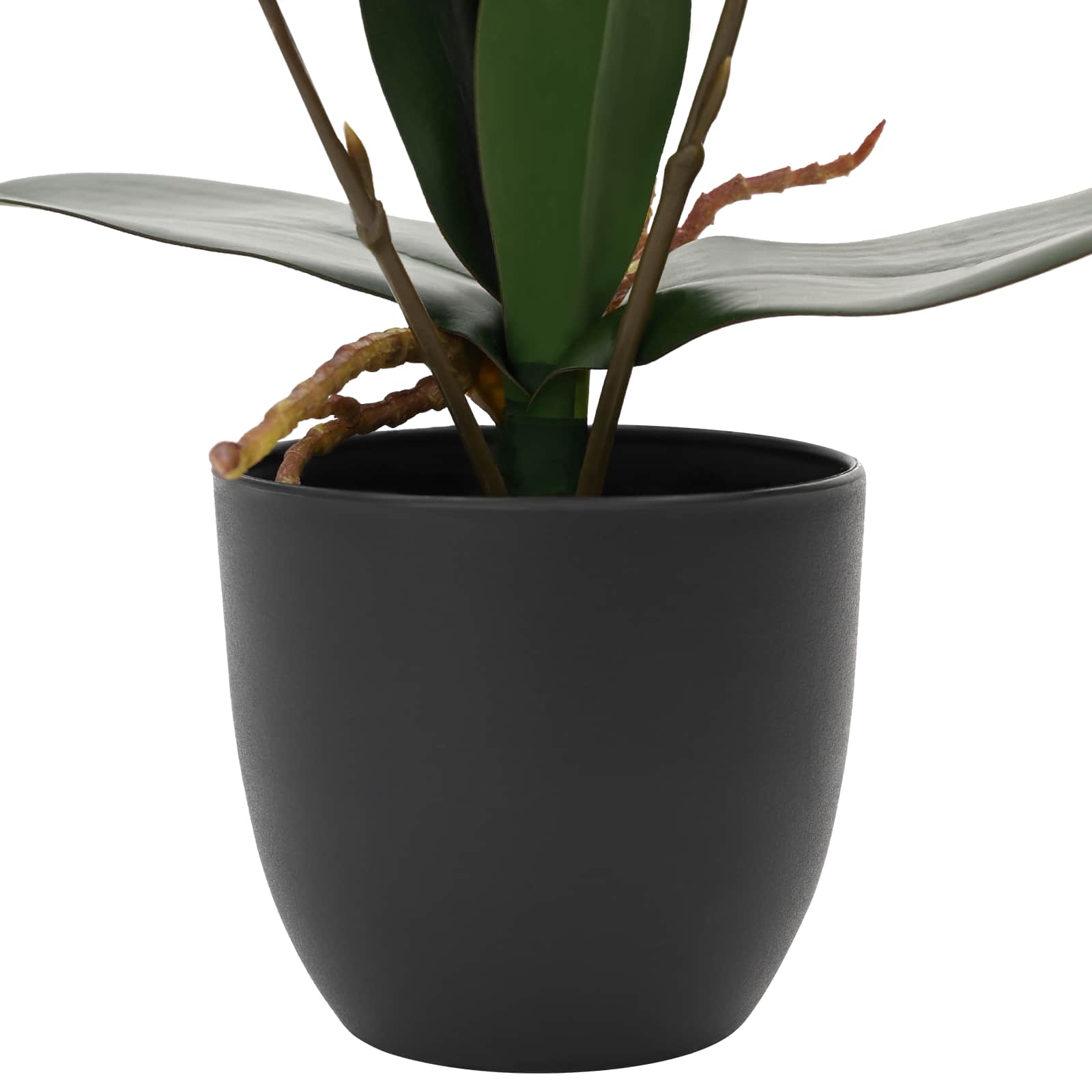 Tehisorhidee Taim Punane 36 x 10 x 30 cm Kangas Ja PE – toote pilt 2