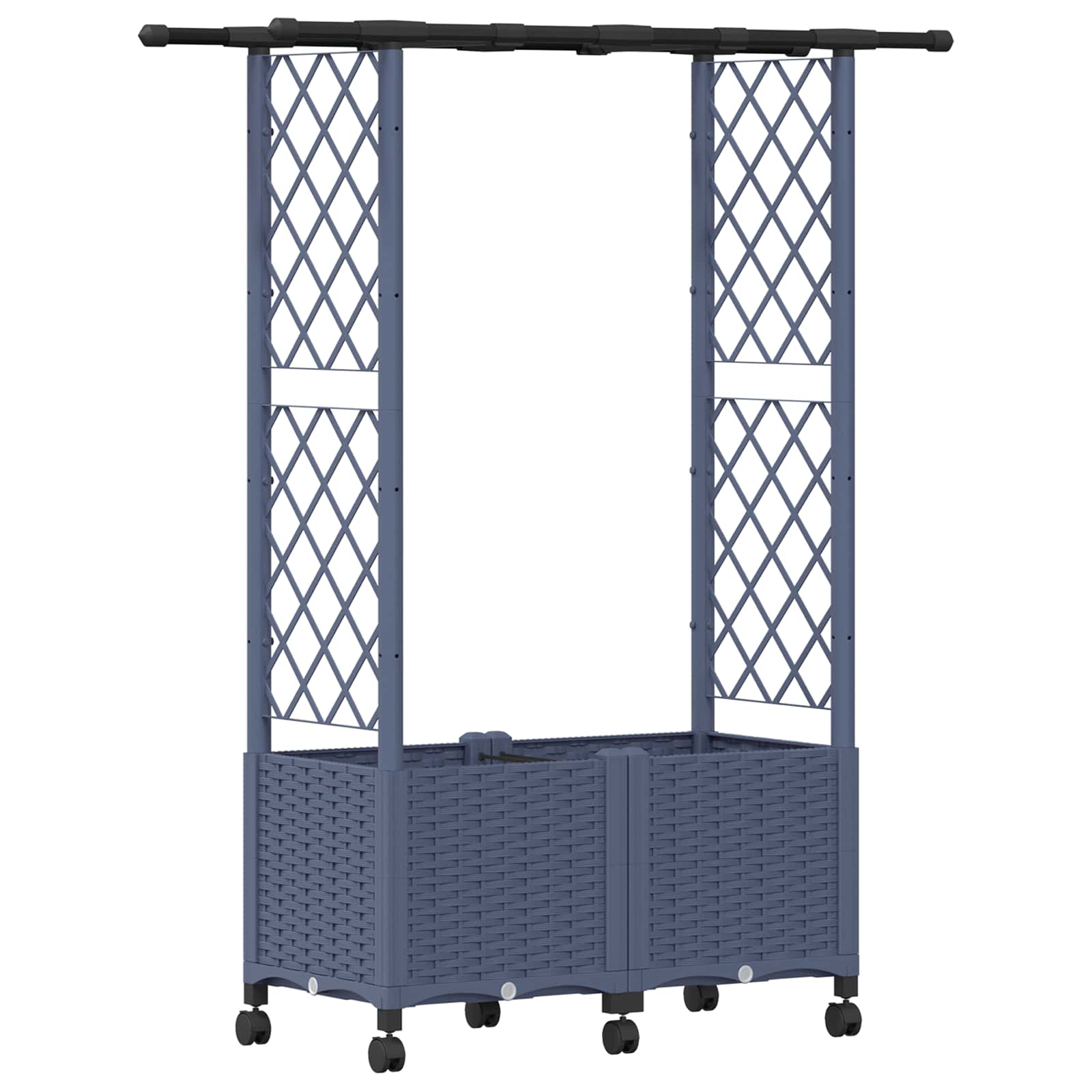Tõstetud Padi Kase ja Katusega Hall 124,5 x 40 x 142 cm PP – toote pilt 1