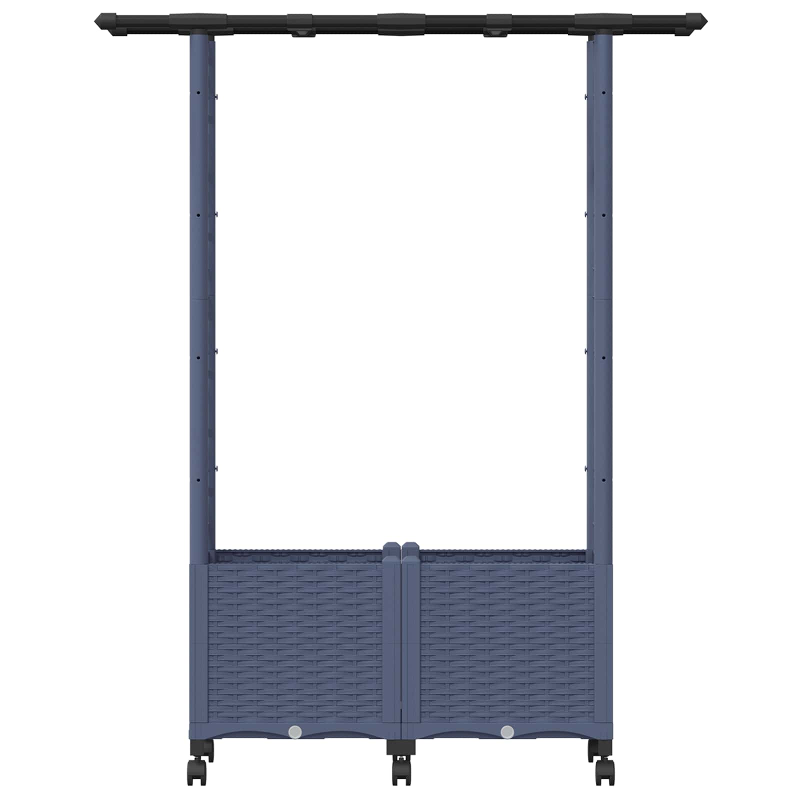 Tõstetud Padi Kase ja Katusega Hall 124,5 x 40 x 142 cm PP – toote pilt 3