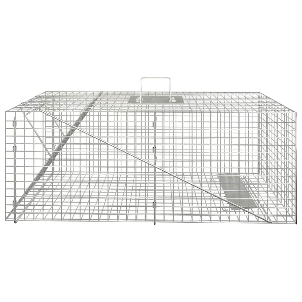 Tsingitud rauast loomalõks (64,5 x 25 x 26,5 cm) – toote pilt 1