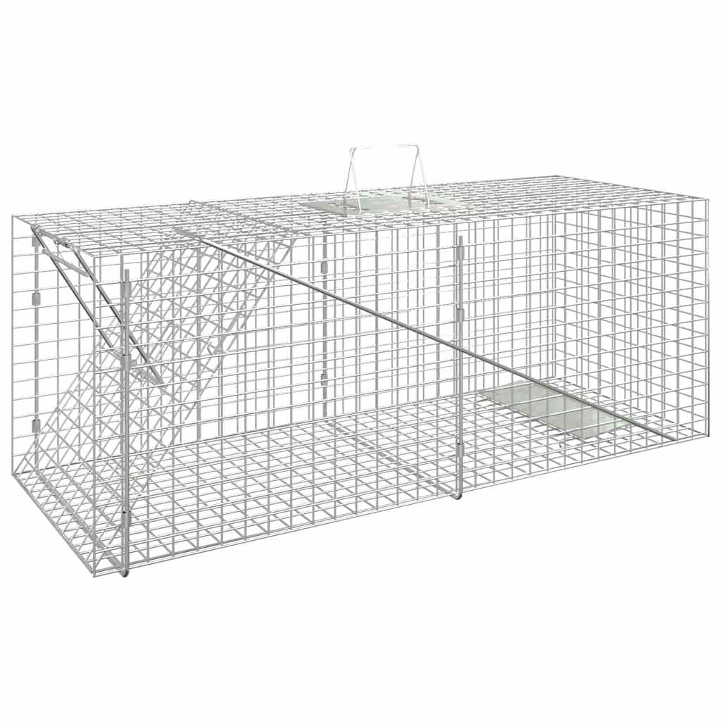 tsingitud rauast loomalõks 64,5 cm – Tsingitud rauast loomalõks (64,5 x 25 x 26,5 cm)