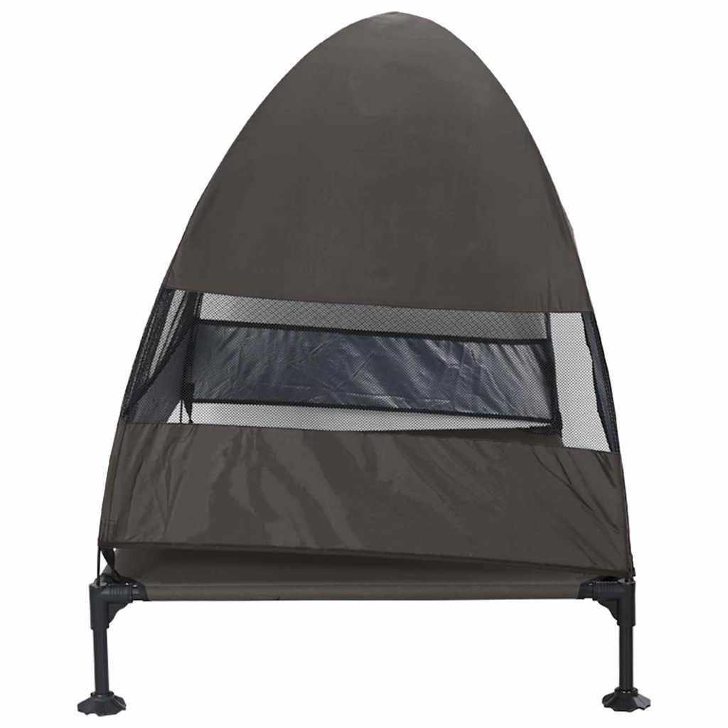 Üles tõstetud koera voodi 127 x 81 x 108 cm Kangas ja teras – toote pilt 4