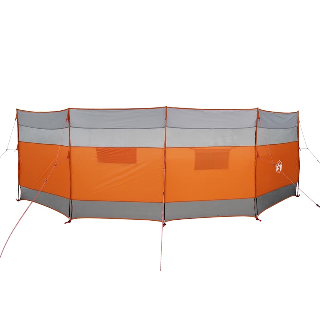 Veekindel Tuuletõke Matkamiseks (510 x 153 Cm, Hall Ja Oranž) – toote pilt 1