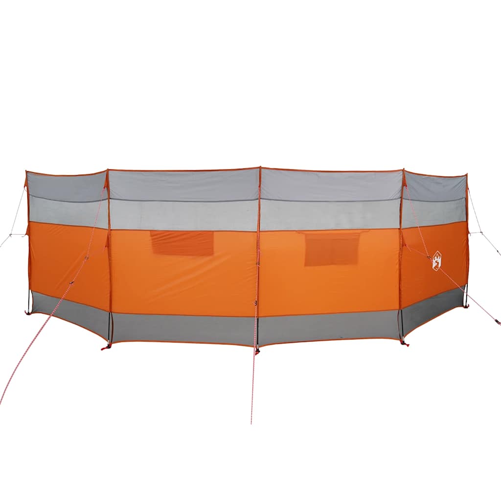 Veekindel Tuuletõke Matkamiseks (510 x 153 Cm, Hall Ja Oranž) – toote pilt 3
