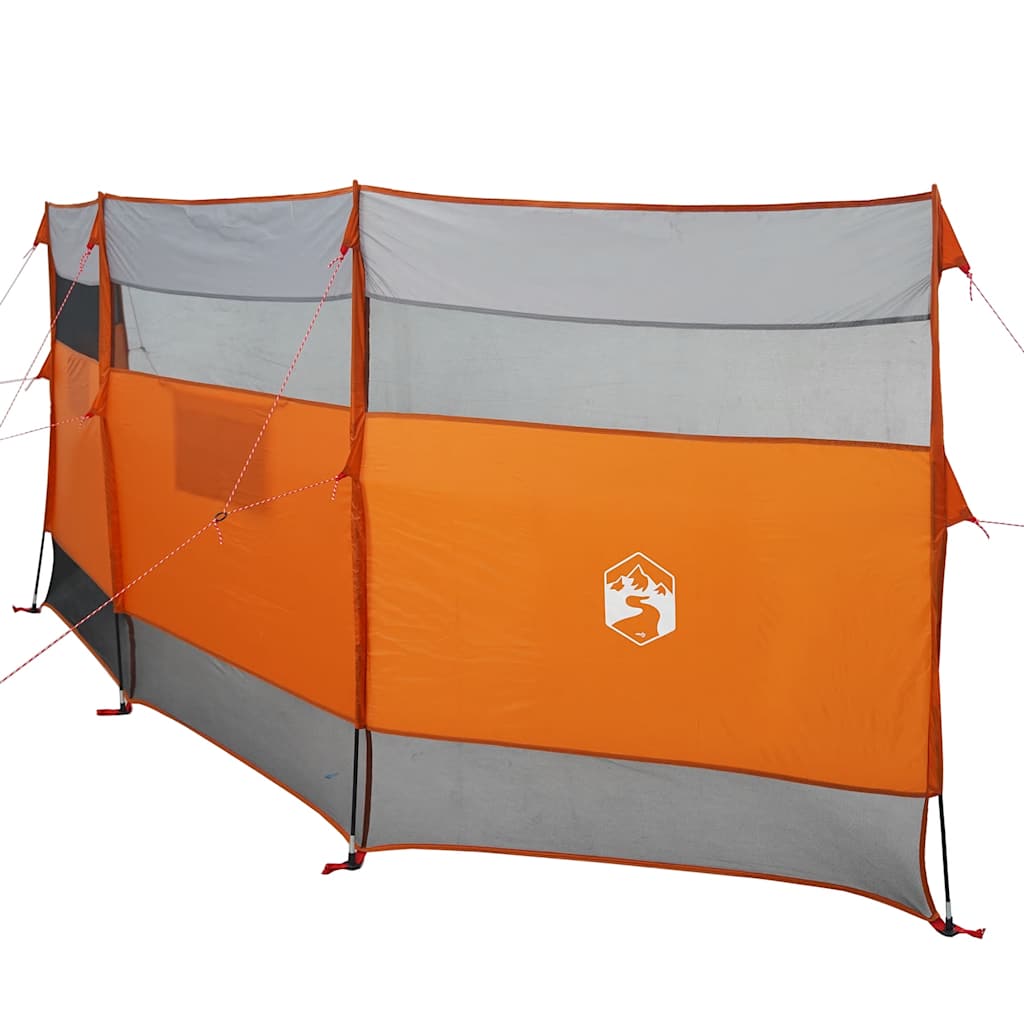 Veekindel Tuuletõke Matkamiseks (510 x 153 Cm, Hall Ja Oranž) – toote pilt 4