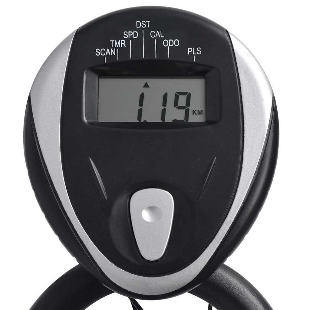 Veloergomeeter Pulsianduriga (97 X 46 X 108 Cm, 15 Kg Hooratas, Must/Punane) – toote pilt 4
