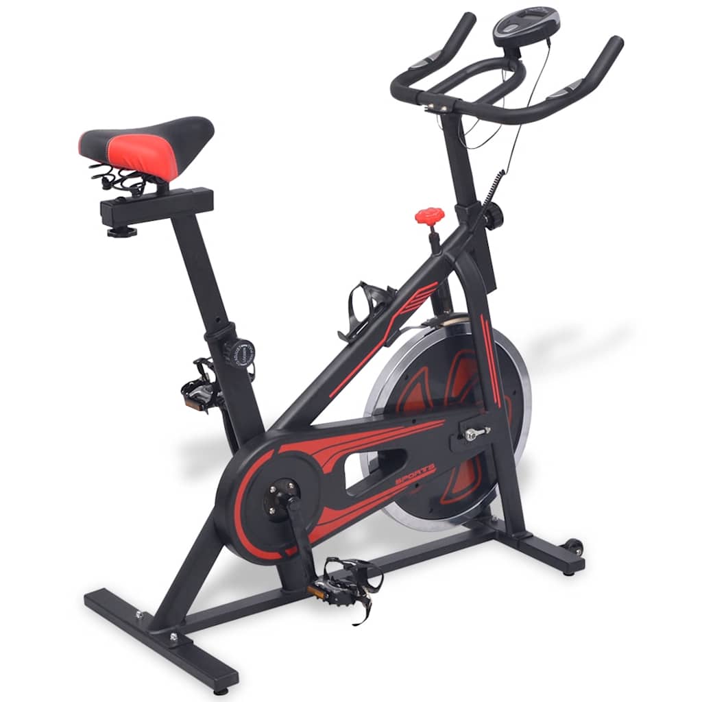veloergomeeter pulsianduriga kodus treenimiseks – Veloergomeeter Pulsianduriga (97 X 46 X 108 Cm, 15 Kg Hooratas, Must/Punane)