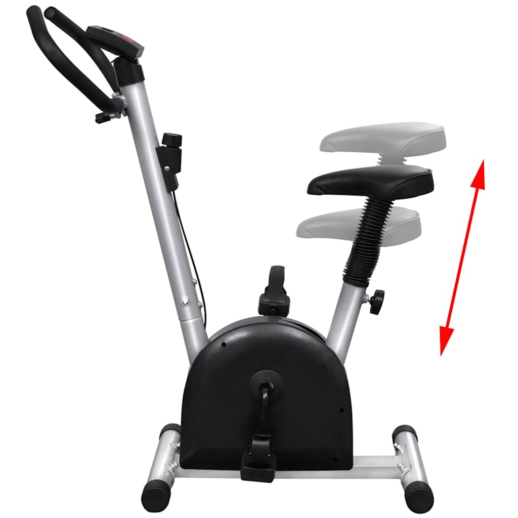 Veloergomeeter Sadulaga (92,5 X 49 X 106 Cm, 100 Kg Max, Must Ja Hõbedane) – toote pilt 4