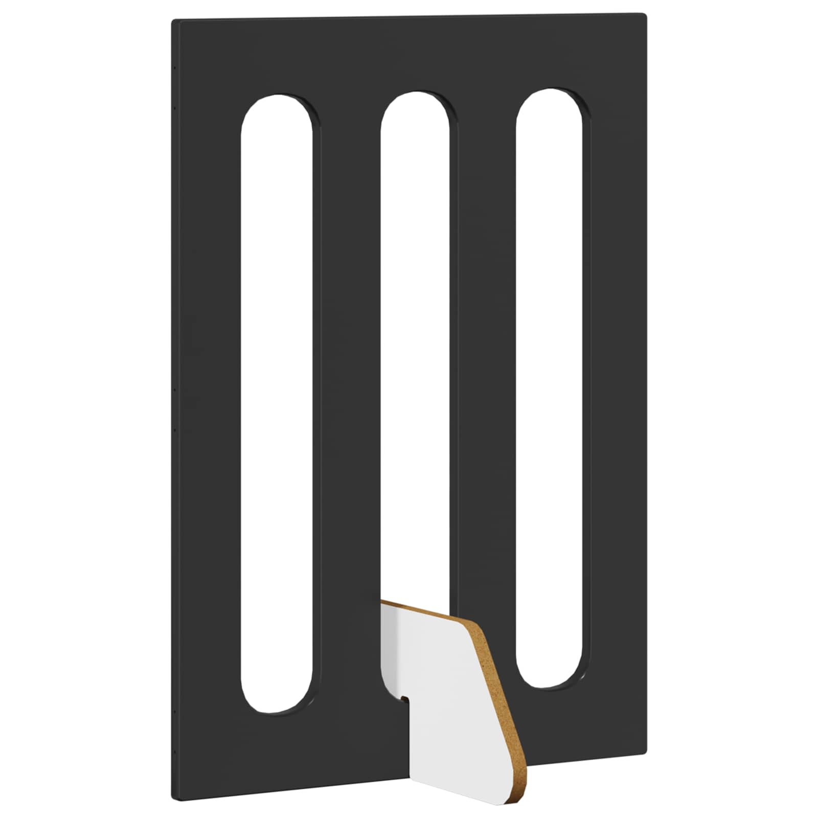 Volditav lemmikloomade aed 2 tk Must tamm 100,5 x 38 x 70 cm – toote pilt 3