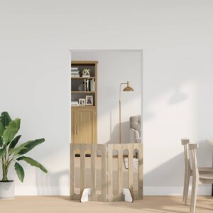 Volditav lemmikloomade aed 2 tk Sonoma tamm 100,5 x 38 x 70 cm