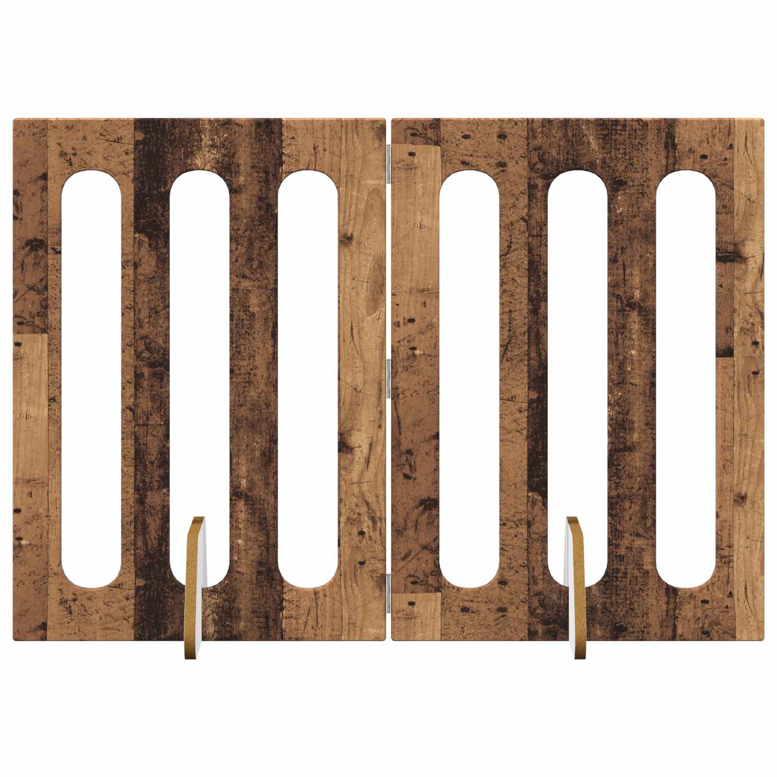 Volditav lemmikloomade aed 2 tk Tammepuit 100,5 x 38 x 70 cm – toote pilt 1