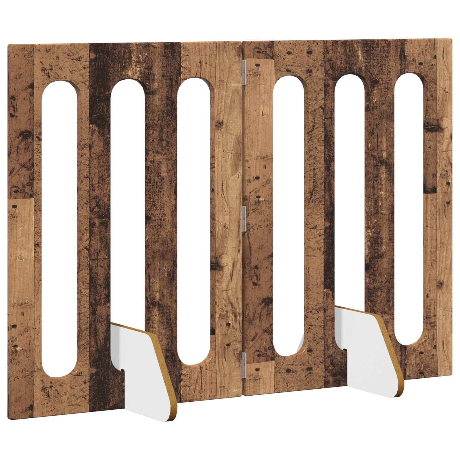 Volditav lemmikloomade aed 2 tk Tammepuit 100,5 x 38 x 70 cm – toote pilt 2