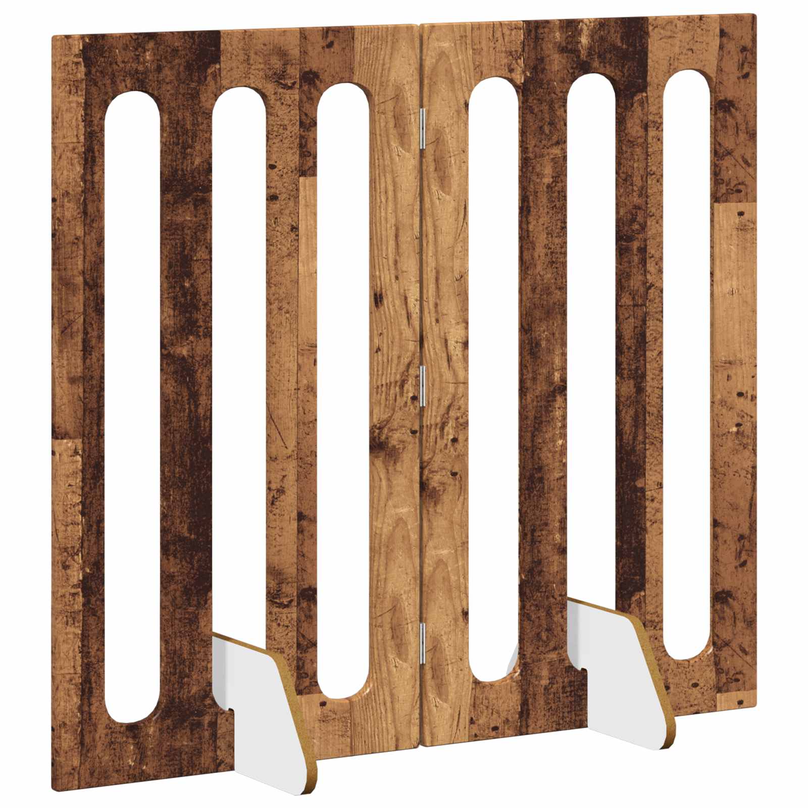 Volditav lemmikloomade aed 2 tk Tammepuit 100,5 x 38 x 90 cm – toote pilt 2