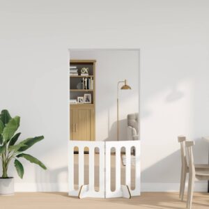 Volditav lemmikloomade aed 2 tk Valge 100,5 x 38 x 70 cm