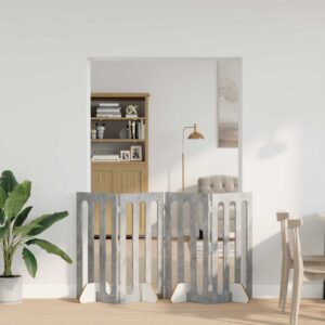 Volditav lemmikloomade aed 4 tk Betoonhall 201 x 38 x 90 cm