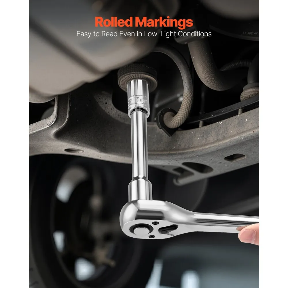12,7 Mm Padrunikomplekt (18 Osa, 10-27 Mm, Kroomitud CR-V Teras) – toote pilt 3