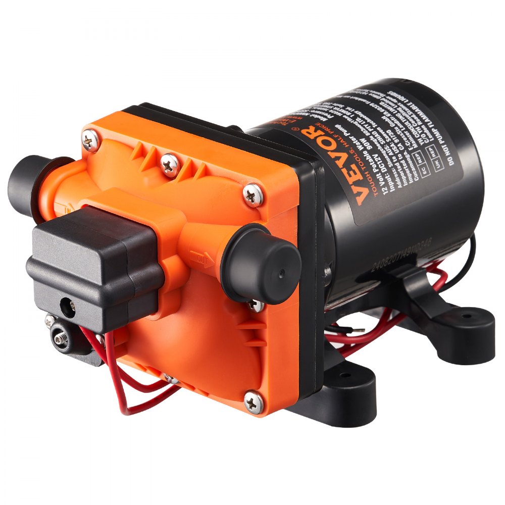 12V diafragma veepump veesurve – 12V Diafragma Veepump (11,36 L/min, 2,7-6,9 Bar, 12,7 mm Ühendus)