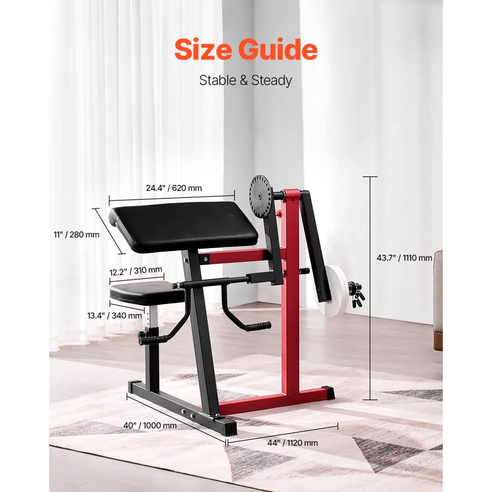 2-ühes-1 biitsepsi ja triitsepsi treeningpink (75 kg kandevõime, 7 taset, 24 positsiooni) – toote pilt 1