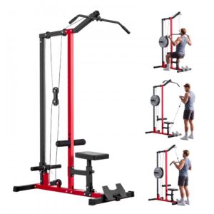 2-ühes-1 lat tõmbamismasin – 2-Ühes-1 Lat-Tõmbamismasin (227 Kg, 44-47 Cm Iste, 54-69 Cm Rullik)