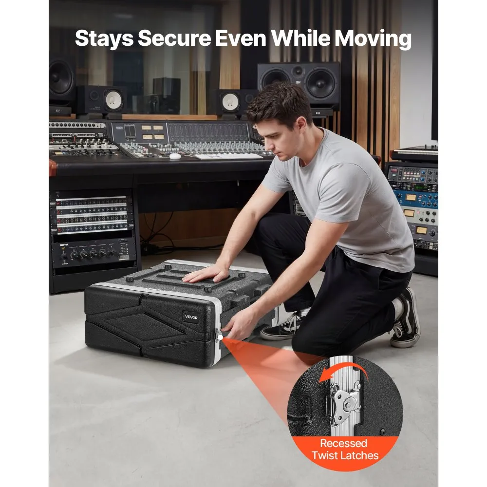 4U Serveri Rack-Kapp (480 Mm Sügavus, ABS Konstruktsioon, Eemaldatavad Katted) – toote pilt 4