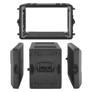 6U rack korpus polüetüleen – 6U Rack-Korpus (26 cm Sügavus, Polüetüleen, Mikrofonisektsioonid)