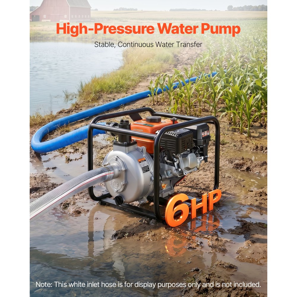 Bensiinimootoriga Veepump (50,8 mm, 485 L/min, 6 hj) – toote pilt 1