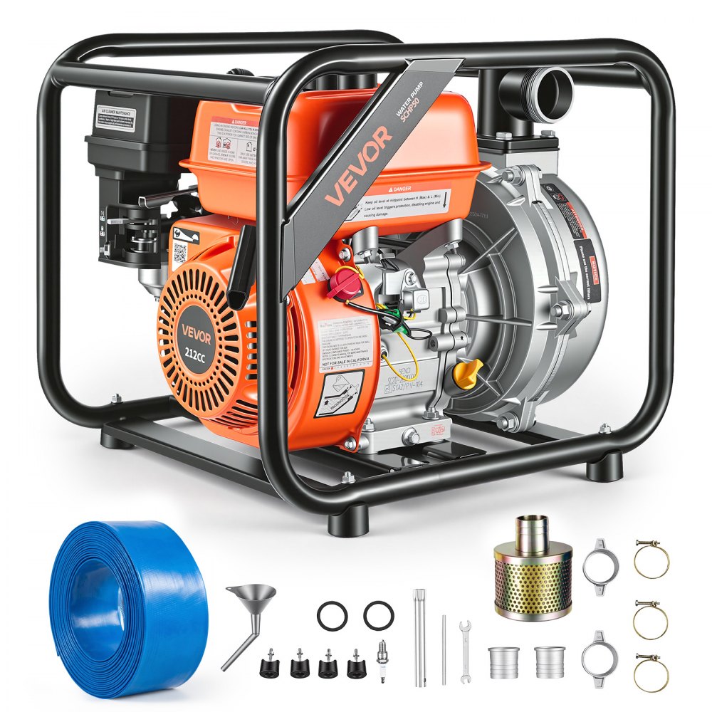 bensiinimootoriga veepump 6 hj – Bensiinimootoriga Veepump (50,8 mm, 485 L/min, 6 hj)