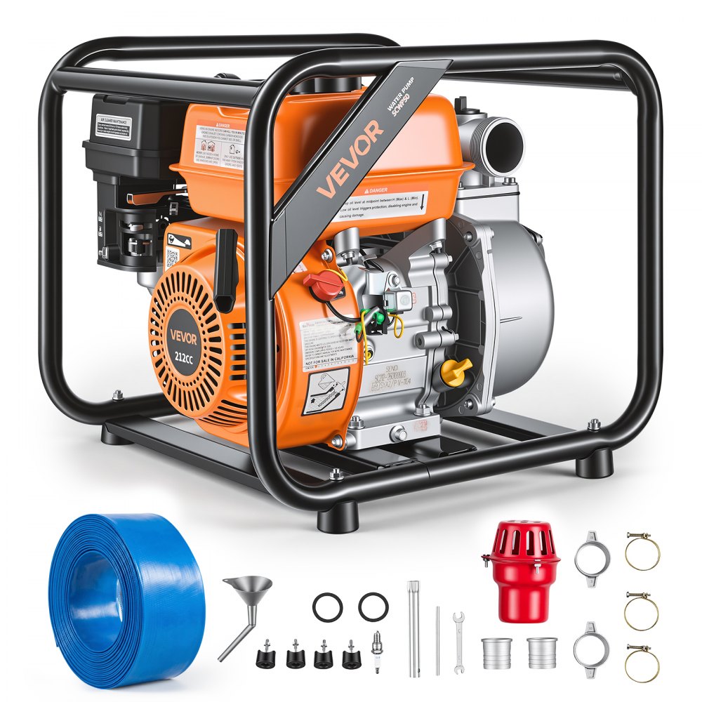 bensiinimootoriga veepump 7 hj – Bensiinimootoriga Veepump (50,8 mm, 500 L/min, 7 hj)