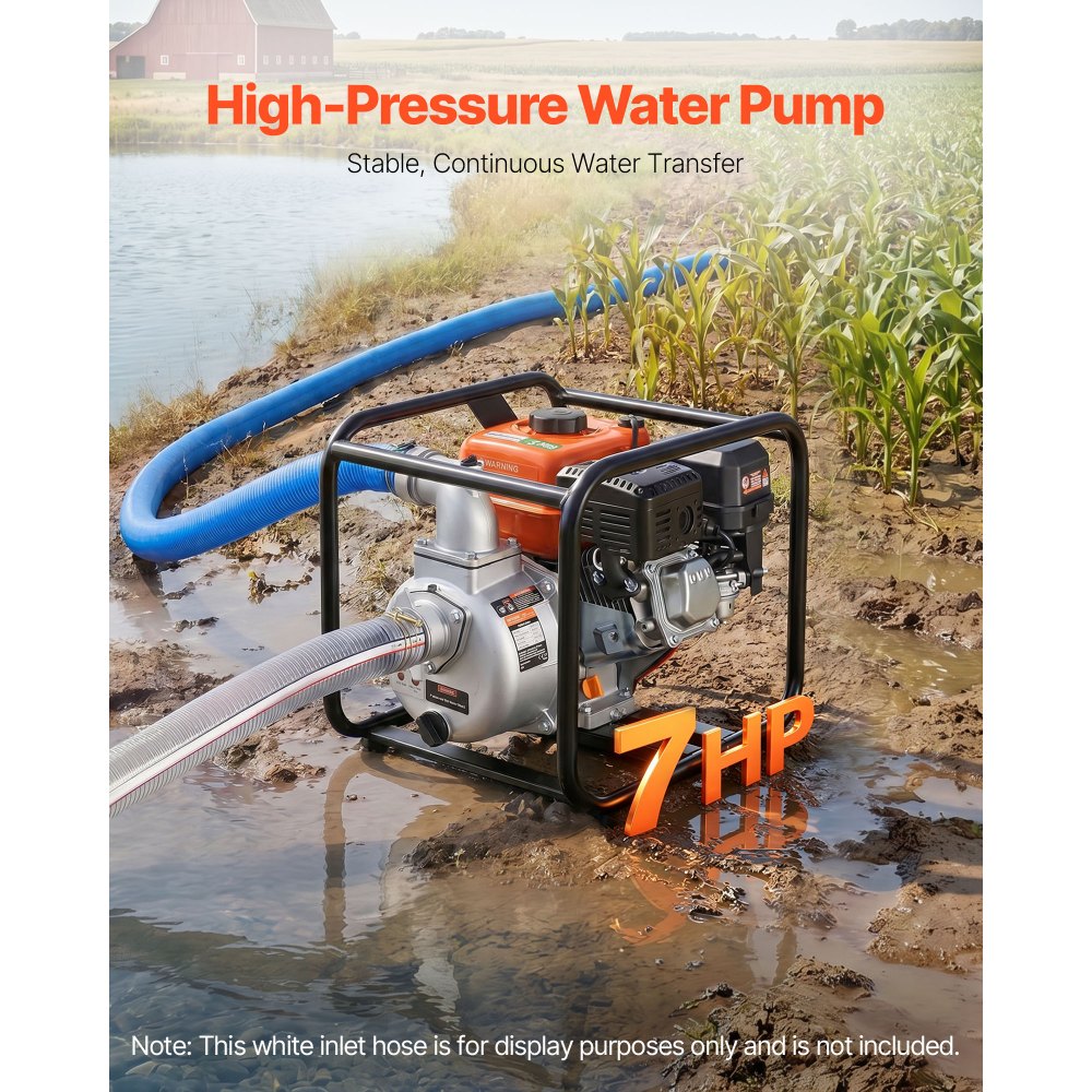 Bensiinimootoriga Veepump (50,8 mm, 538 L/min, 7 hj) – toote pilt 1