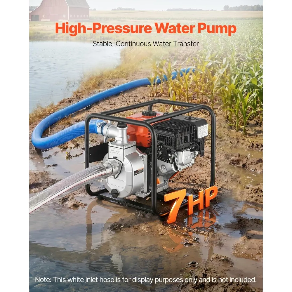 Bensiinimootoriga Veepump (50,8 mm, 598 L/min, 7 hj) – toote pilt 1