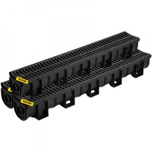 drenaažikanali komplekt HDPE – Drenaažikanali Komplekt (15×13 Cm, HDPE, 1 M Pikkus)