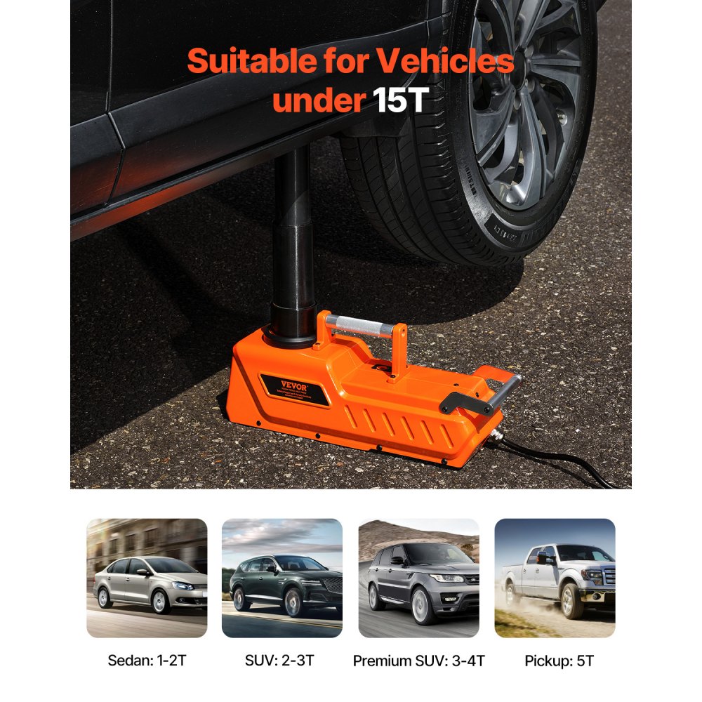 Elektriline autotõstuk (15 t, 12V, 200–520 mm) – toote pilt 1