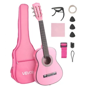 klassikaline kitarr basswood roosa – Klassikaline kitarr (780 mm, basswood, roosa)