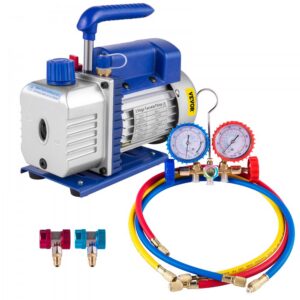 külmaaine vaakumpump 3 CFM – Külmaaine Vaakumpumba Komplekt (3 CFM, 0,19 kW, 85 L/min)