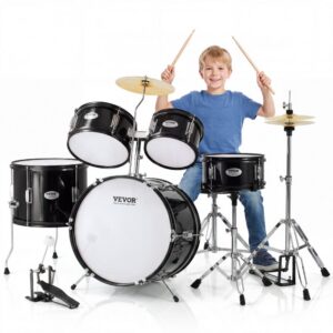 laste 5-osaline trummikomplekt – Laste 5-osaline Trummikomplekt (40 cm Bass, Reguleeritav Troon)