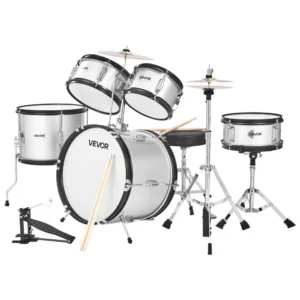 laste trummikomplekt 5-osaline – Laste Trummikomplekt (5-Osaline, 40,6 Cm Bass-Trumm, Reguleeritav Troon)
