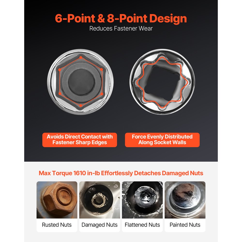 Padrunvõtmete Komplekt (39 Osa, 9,5 & 6,4 mm, CR-V Teras) – toote pilt 2
